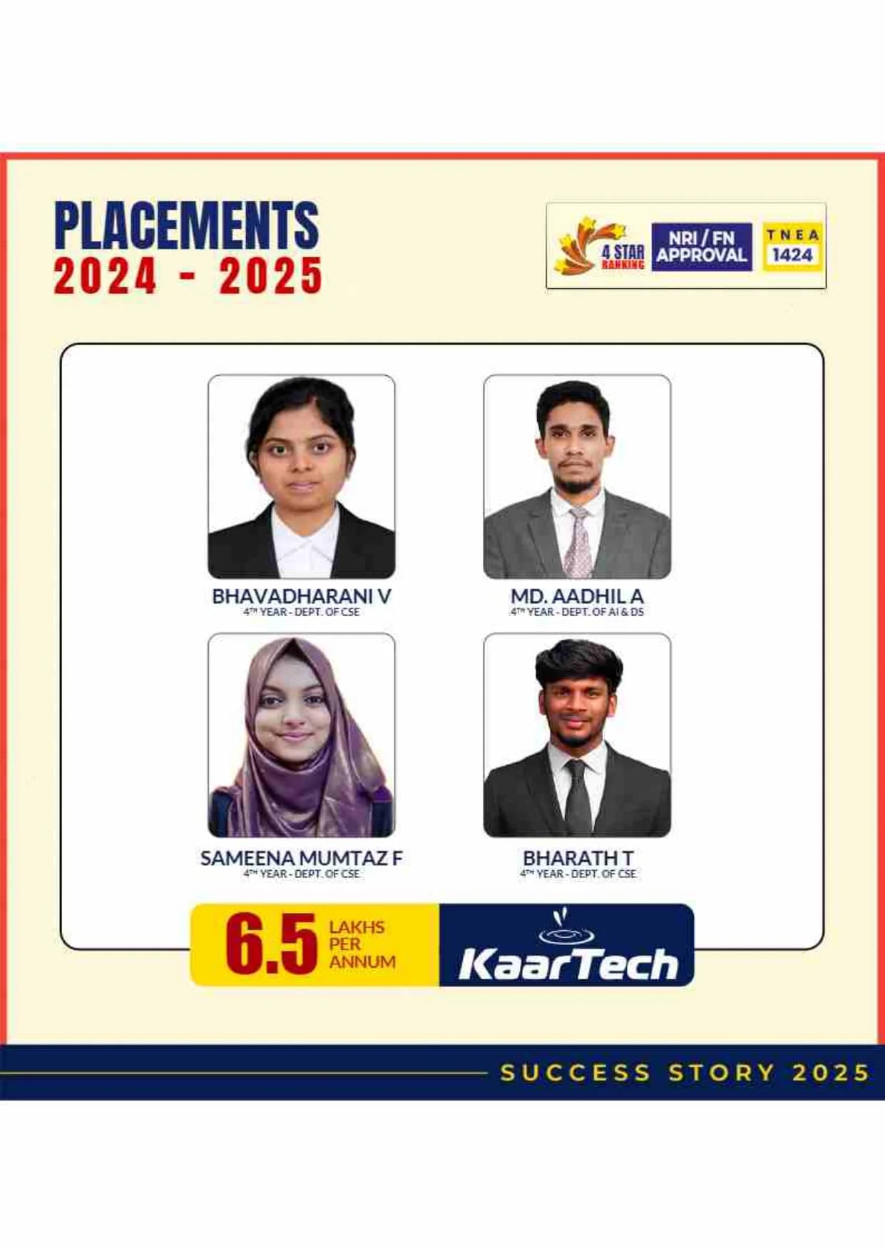 Placement Record Page 6