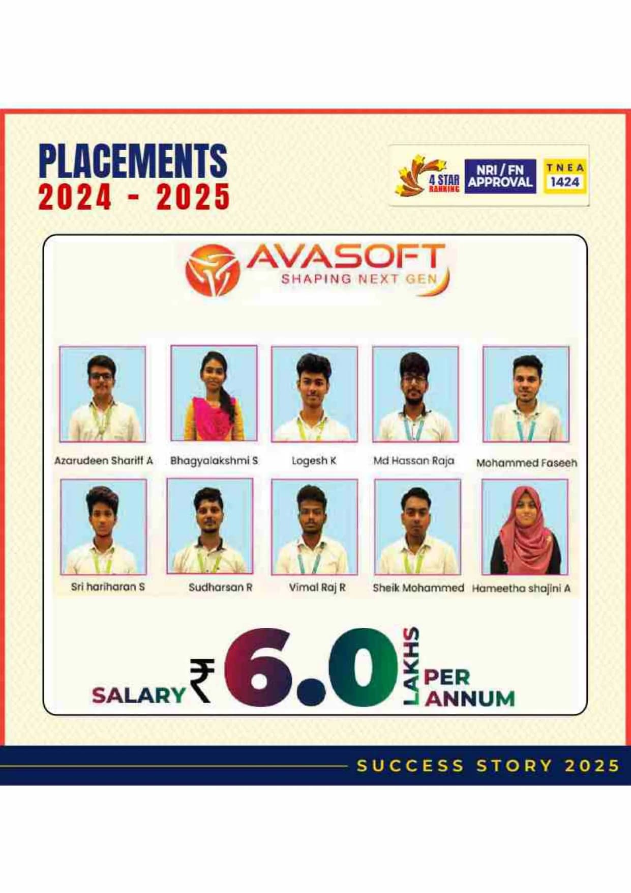 Placement Record Page 8