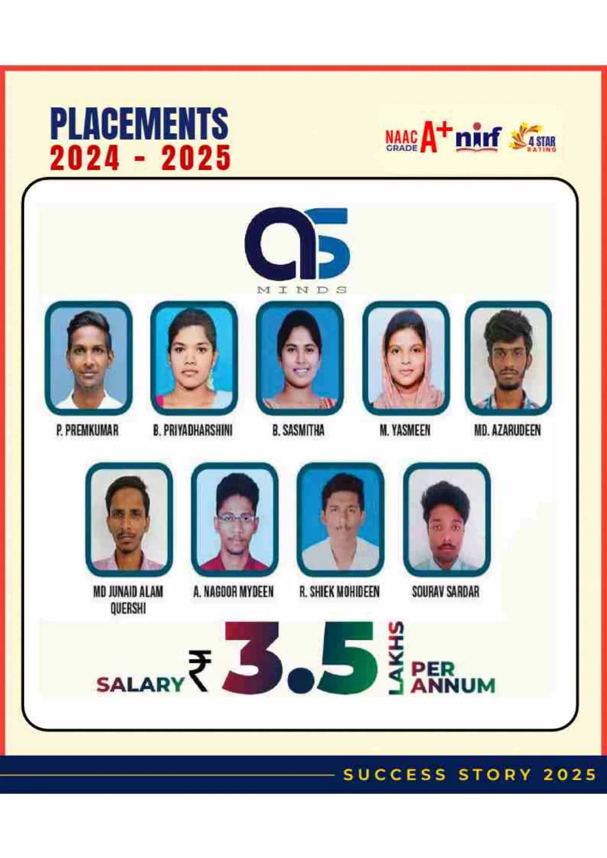 Placement Record Page 18